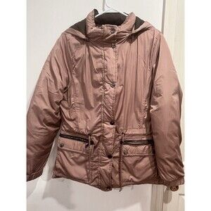 Double face padded jacket with hat with Sierre Size M has no brand